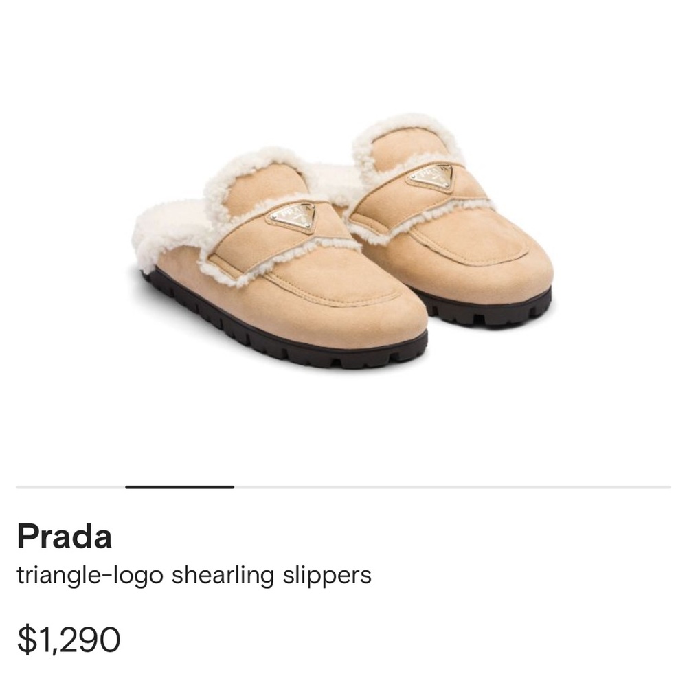 AUGHENTIC PRADA SLIPPERS